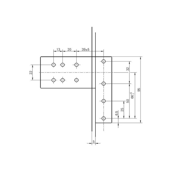 Петля дверная Roto Solid 150 P (110 кг), 14-17,5 мм RAL 9016 E, Белый-2