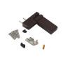 Петля дверная Roto Solid 150 P (110 кг), 17-20,5 мм RAL 8077, Коричневый