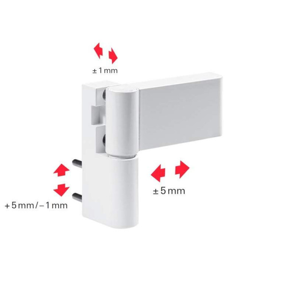 Петля дверная Roto Solid 150 P (110 кг), 17-20,5 мм RAL 8077, Коричневый-1