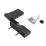 Петля дверная ELEMENTIS серия IQ-Plus 16-19 мм, Антрацит RAL7016