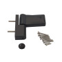 Петля дверная ELEMENTIS серия IQ-Plus 16-19 мм, Антрацит RAL7016