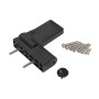 Петля дверная ELEMENTIS серия IQ-Plus 16-19 мм, Антрацит RAL7016
