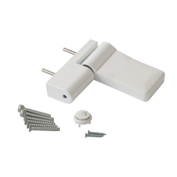Петля дверная ELEMENTIS серия IQ-Plus 16-19 мм, Белый RAL9016-2