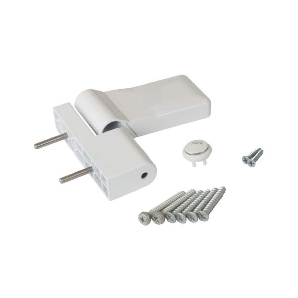 Петля дверная ELEMENTIS серия IQ-Plus 19-22 мм, Белый RAL9016-1