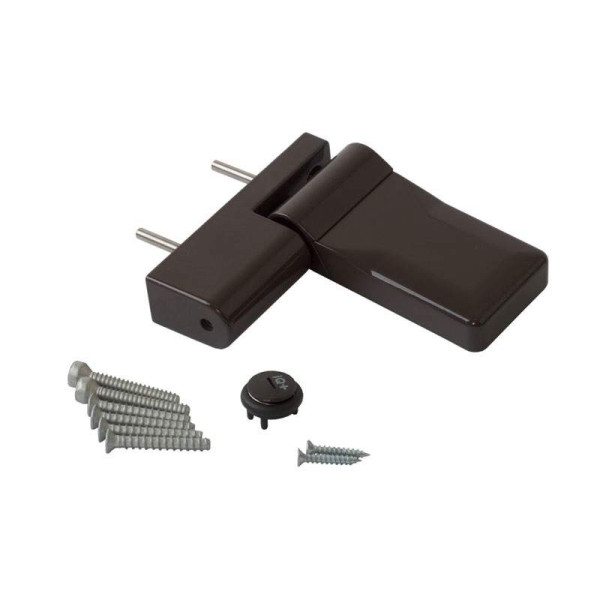 Петля дверная ELEMENTIS серия IQ-Plus 16-19 мм, Коричневый RAL8019-2