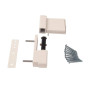 Петля дверная Elementis Compact, на 80кг., Белый RAL9016