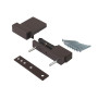 Петля дверная Elementis Compact, на 80кг., Коричневый RAL8019