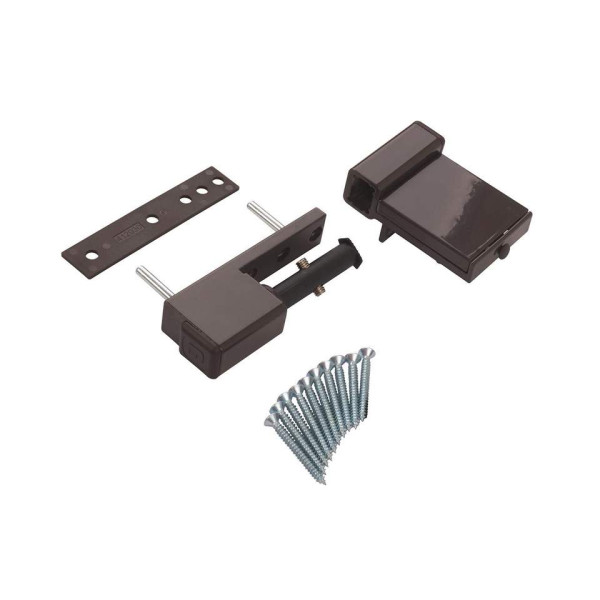 Петля дверная Elementis Compact, на 80кг., Коричневый RAL8019-1
