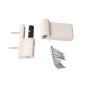 Петля дверная Elementis K-N (15-20 мм), на 120кг., Белый, RAL9016