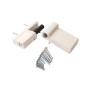 Петля дверная Elementis K-N (15-20 мм), на 120кг., Белый, RAL9016