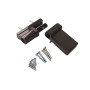 Петля дверная Elementis K-N (15-20 мм), на 120кг., Коричневый, RAL8019