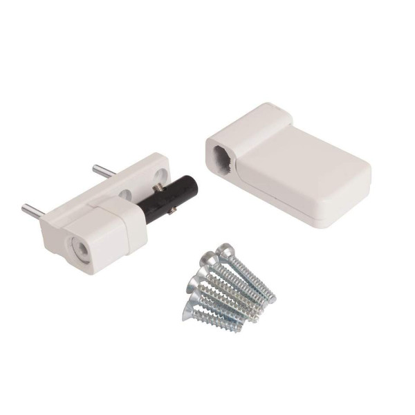 Петля дверная Elementis K-S (15-20 мм), на 100кг., Белый, RAL9016-2