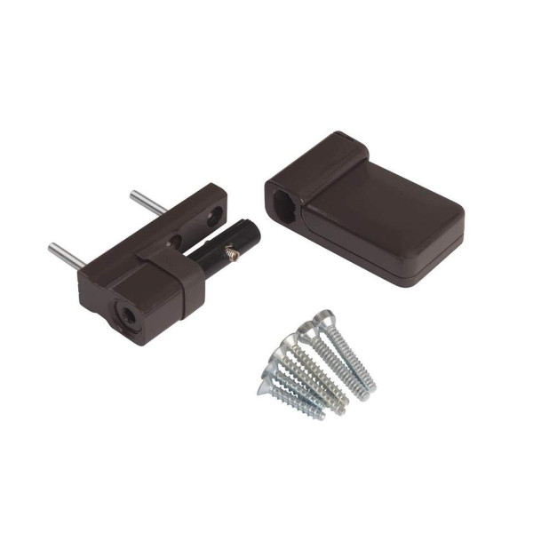 Петля дверная Elementis K-S (15-20 мм), на 100кг., Коричневый, RAL8019-2