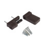 Петля дверная Elementis K-S (15-20 мм), на 100кг., Коричневый, RAL8019