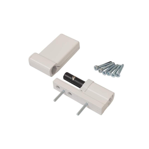 Петля дверная Elementis K-V (15-20 мм), на 120кг., Белый RAL9016-2