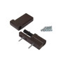 Петля дверная Elementis K-V (15-20 мм), на 120кг., Коричневый, RAL8019