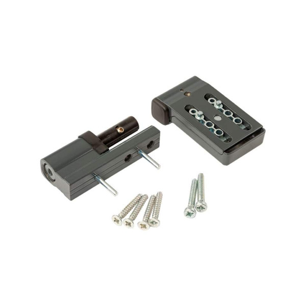 Петля дверная Elementis K-V (15-20 мм), на 120кг., RAL7016 антрацит-2