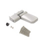 Петля дверная Maxbar 105NN, 16,5-19 мм, Серебристый RAL9006
