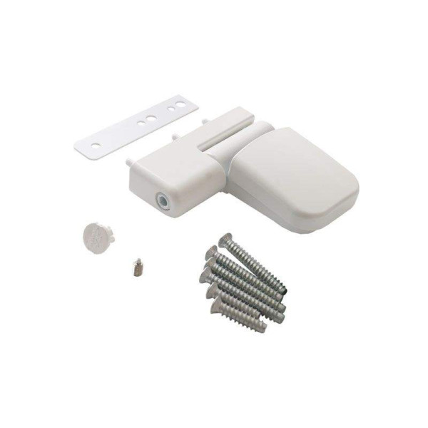Петля дверная Maxbar 89NN, 16,5-19 мм, Белый RAL9016-9