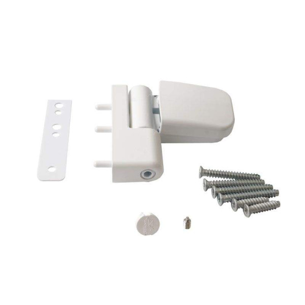 Петля дверная Maxbar 89NN, 16,5-19 мм, Белый RAL9016-7