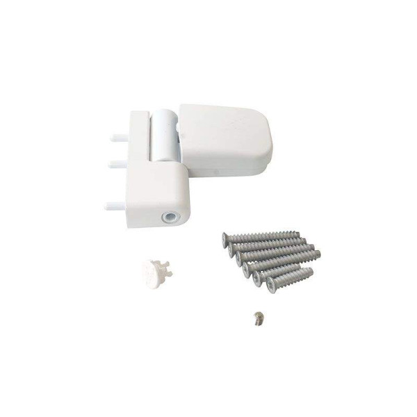 Петля дверная Maxbar 89NN, 16,5-19 мм, Белый RAL9016-6