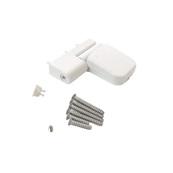 Петля дверная Maxbar 89NN, 16,5-19 мм, Белый RAL9016-5