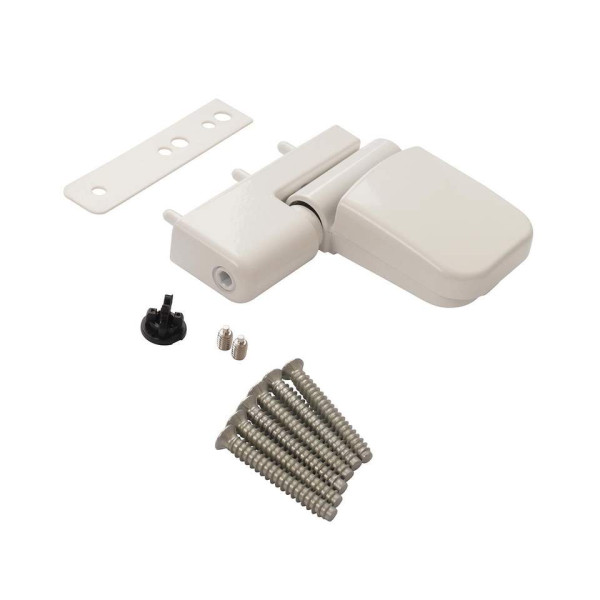 Петля дверная Maxbar 89NN, 16,5-19 мм, Белый RAL9016-1