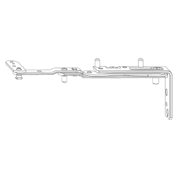 Петля на раме поворотная верхняя лев. Designo 2 NT