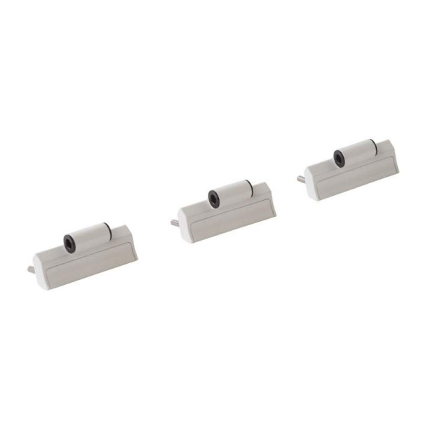 Петля на створке 20мм Patio FOLD Alu /3 шт./ белая-2