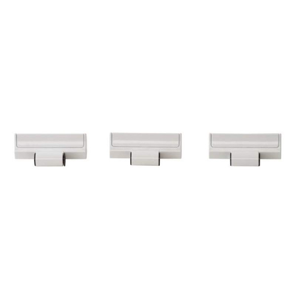 Петля на створке 20мм Patio FOLD Alu /3 шт./ белая-1