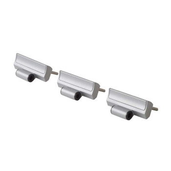 Петля на створке 20мм Patio FOLD Alu /3 шт./ серебро
