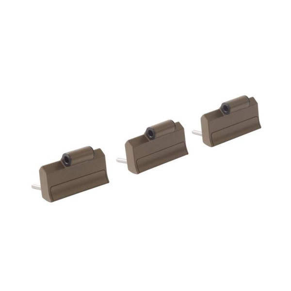 Петля на створке 30мм Patio FOLD Alu /3 шт./ темная бронза-2