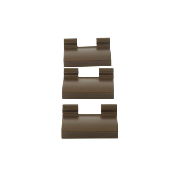 Петля на створке 40мм FOLD /3 шт./, сред. бронза R05.3-3