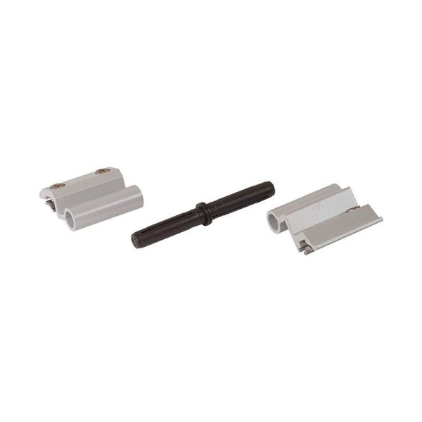 Петля поворотная FLASH BASE, V.01, угловая рама, 5 частей, серебро RAL9006, 00144600N-1