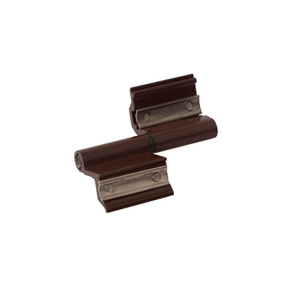Петля поворотная оконная, Проведал, регулируемая +-1,2 mm, коричневая RAL8017-2
