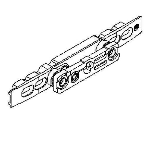 Петля универсальная фрамужная Silber-6