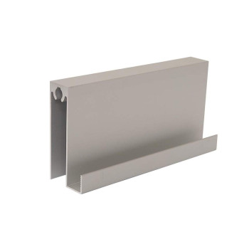 Планка нижняя Classic Slim, алюминий, L=5800 мм, серебро.