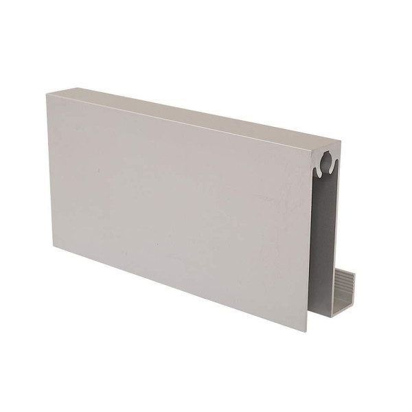 Планка нижняя Classic Slim, алюминий, L=5800 мм, серебро.-2