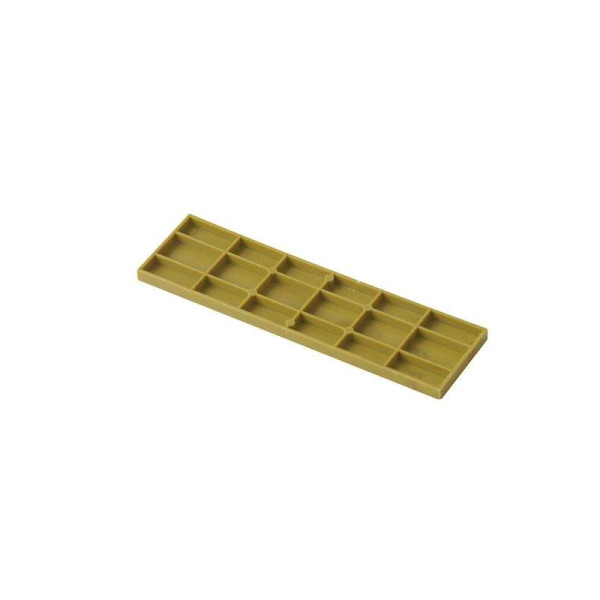 Пластина рихтовочная Bistrong 100x28x4 желтая-1