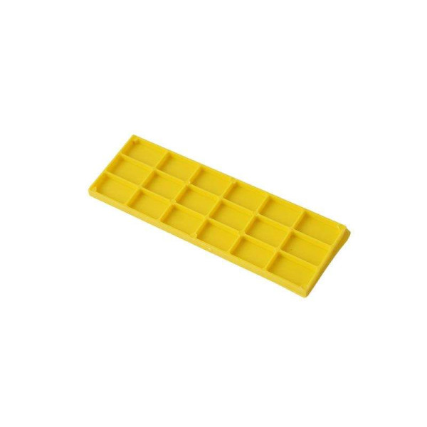 Пластина рихтовочная Bistrong 100x34x4 желтая-1