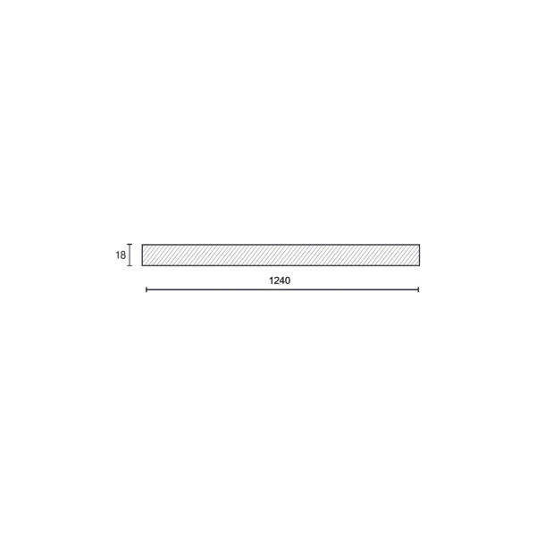 Плита ЛДСП ALVIC SYNCRON 1240*10*2750 мм, Кросс метал светлое золото (Cross Metal Light Gold), инд. упаковка-1