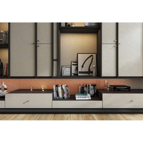Плита МДФ AGT 3P 1220*18*2800 мм, двусторонняя, супермат, элит грей 3048-3