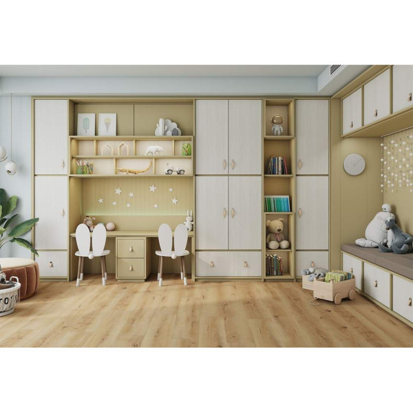 Плита МДФ AGT 3P 1220*18*2800 мм, двусторонняя, супермат, латте крем 3054-4