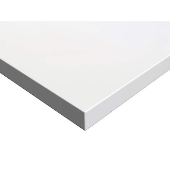 Плита МДФ ALVIC LUXE 1240*18*2750 мм, глянец белый полар (Blanco Polar)