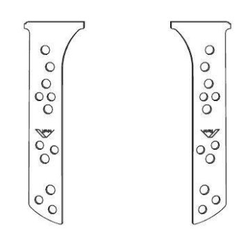 Подкладка для опоры, 3мм, Patio Fold Alu (упаковка 2 штуки), белый