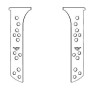 Подкладка для опоры, 3мм, Patio Fold Alu (упаковка 2 штуки), белый