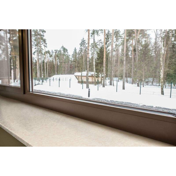 Подоконник пластиковый Moeller LD S 30 /150/ КРЕМ-БРЮЛЕ ГЛЯНЕЦ /6,0м/-1