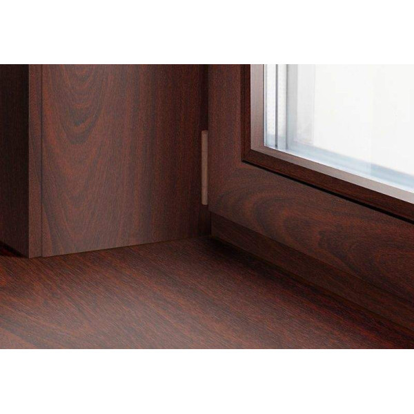 Подоконник пластиковый Moeller LD S 30 /350/ МАХАГОНИ МАТОВЫЙ /6,0м/-1
