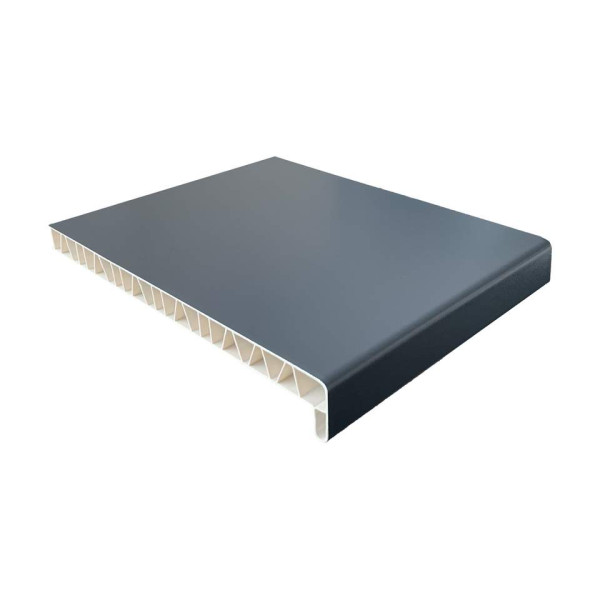Подоконник пластиковый BAUSET МПР-40 /400/ антрацит /6,0м/-3