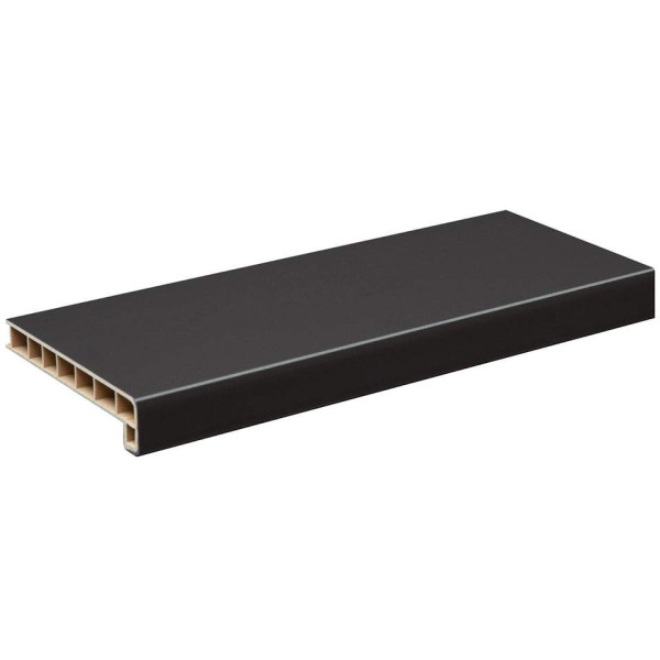 Подоконник пластиковый Moeller LD 40 /200/ ЧЁРНЫЙ /6,0м/ (clean-touch)